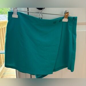 Teal skort